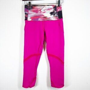 Lululemon Pink Cropped Leggings